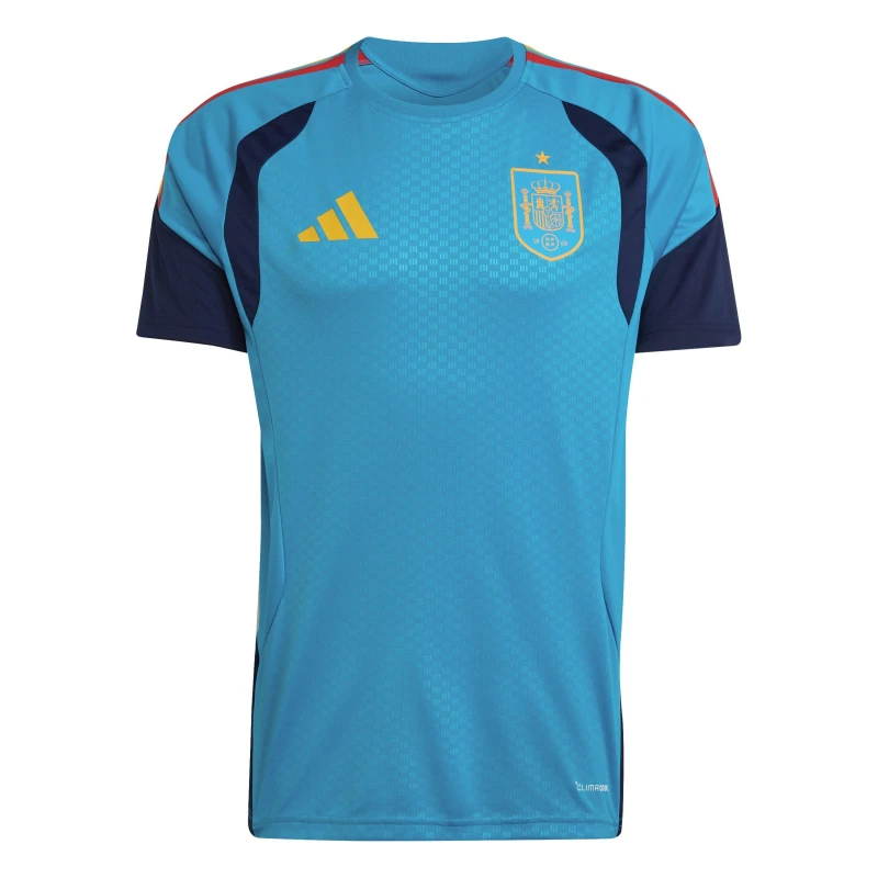 Image of adidas Spain World Cup Training Shirt 2026 Mens Blue/White male S