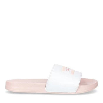 image of Tommy Hilfiger Junior Script Slides - Pink