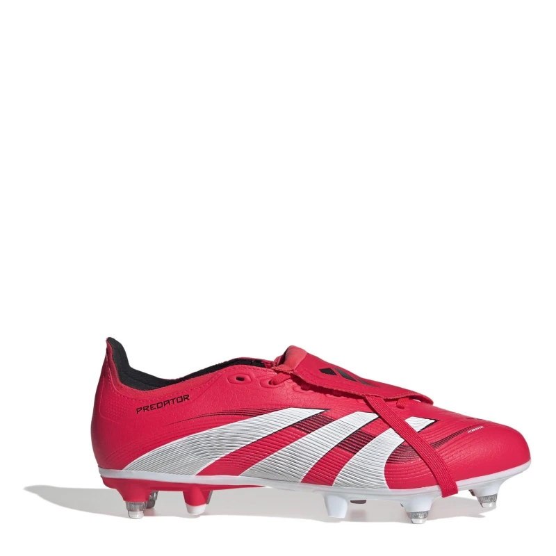 Image of adidas Predator League Fold-Over Tongue Soft Ground Football Boots Red 6