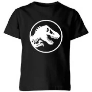Image of Jurassic Park Circle Logo Kids T-Shirt - Black - 11-12 Years