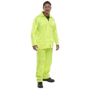 Image of Bdri Weatherproof Large Nylon Protective Coverall Saturn Yellow
