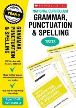 Image of National Curriculum grammar punctuation & spelling Ages 10-11 Key Stage 2 Tests by Lesley Fletcher