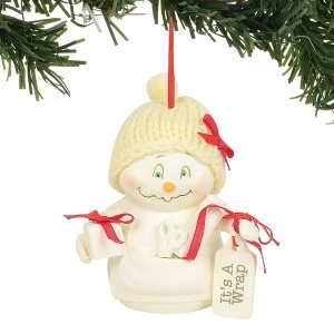 image of It's a Wrap Snowman Hanging Ornament