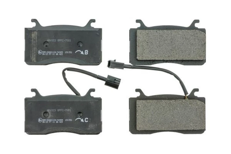 Image of AISIN Brake pad set AISIN BPFC-7001