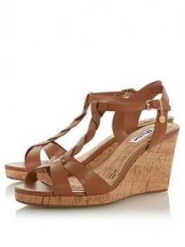 Image of Dune London Koala Wide Fit Wedge Sandal