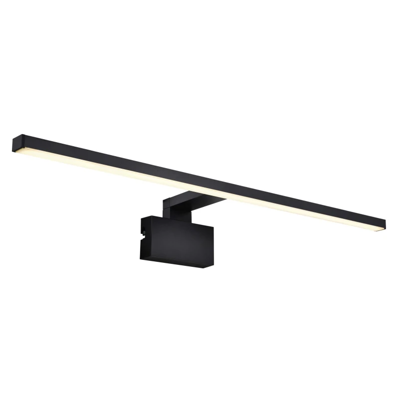 Image of Nordlux Marlee Wall Light Black Metal Bathroom LED IP44 3000k Mains Black Unisex