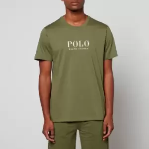 Image of Polo Ralph Lauren Mens Boxed Logo T-Shirt - Army Olive - L