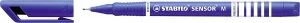 Image of Stabilo Sensor Fineliner Medium Blue PK10