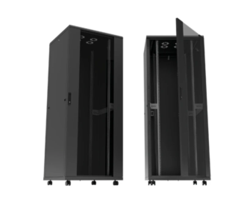 Image of LogiLink D42S61B rack cabinet 42U Freestanding rack Black