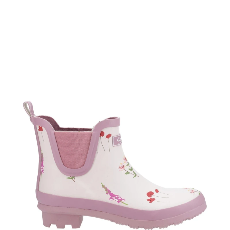 Image of Cotswold Wildflower Ankle Wellingtons Pink female 3 (36)