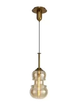 Image of Sonata Ceiling Pendant 22cm Round, 1 x E27, Bronze