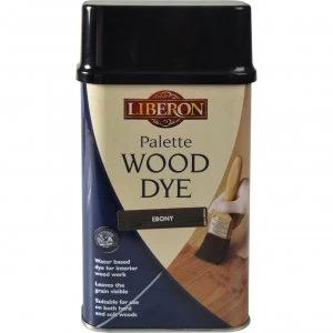 image of Liberon Palette Wood Dye Ebony 500ml