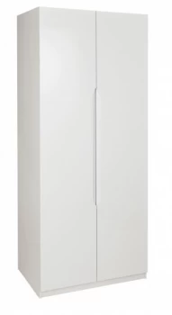 Image of Legato 2 Door Wardrobe - White Gloss