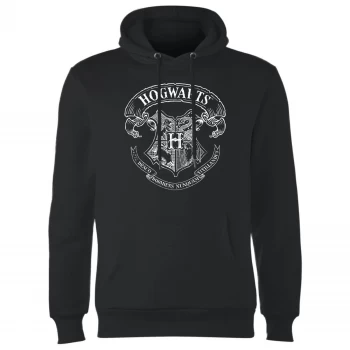 image of Harry Potter Hogwarts Crest Hoodie - Black - XXL