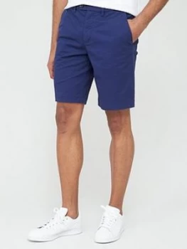 image of Ted Baker Buenose Chino Shorts - Blue, Size 32, Men