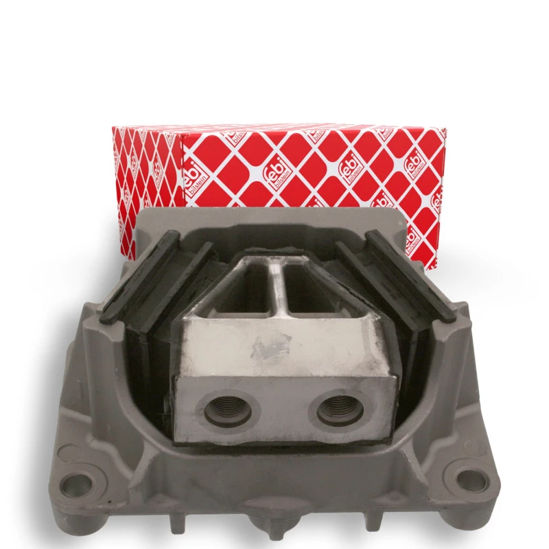 Image of FEBI BILSTEIN 15485 Engine mount Rear, Rubber-Metal Mount Cast Aluminium Engine Mounting (247)