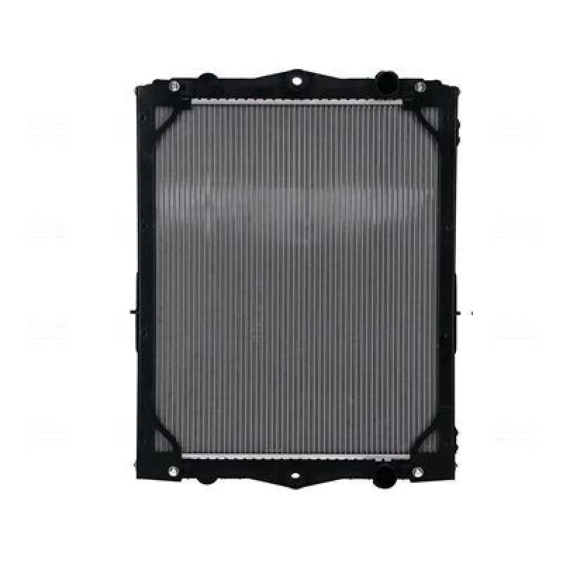 Image of NISSENS 606773 Engine radiator Aluminium, Brazed cooling fins, with frame, without gasket/seal Radiator,engine cooling (470)
