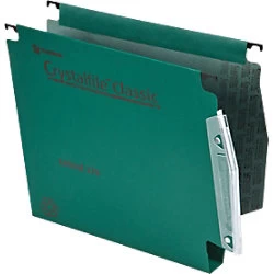 Image of Rexel Crystalfile Classic Manilla Lateral 275 File 30mm Green - 1 x Pack of 50 Files