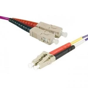 Fiber Duplex Om3 50 125 Sc Lc Purple 3m