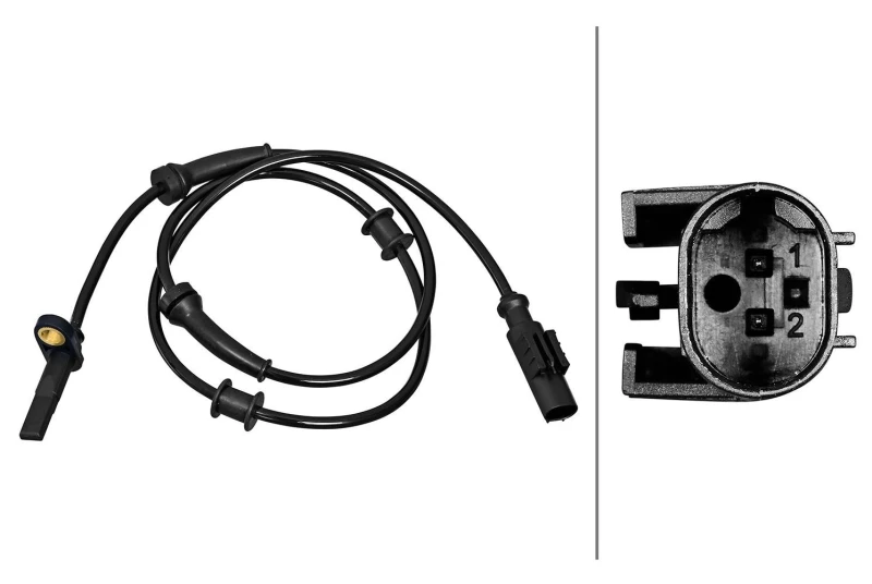 Image of HELLA ABS sensor HELLA 6PU 358 217-251