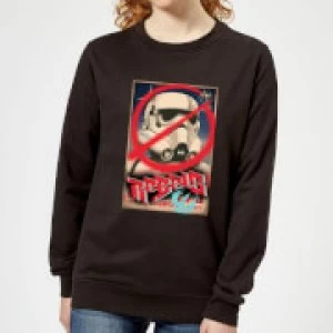 Image of Star Wars Rebels Poster Womens Sweatshirt - Black