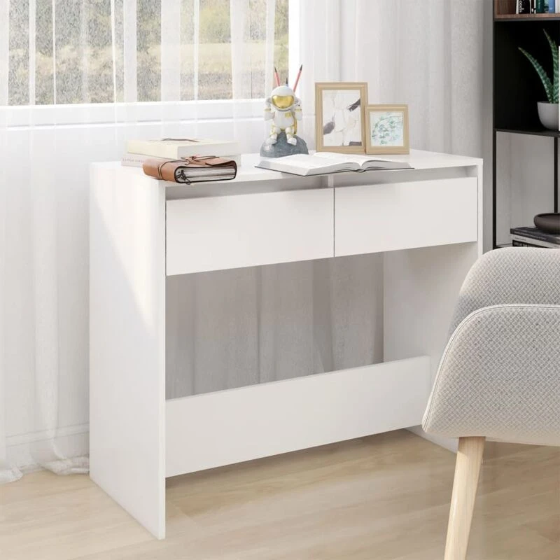 Image of VIDAXL Console Table White 89x41x76.5cm Steel Vidaxl 8720286834794