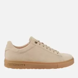 Image of Birkenstock Mens Bend Low Suede Cupsole Trainers - Sandcastle - UK 7
