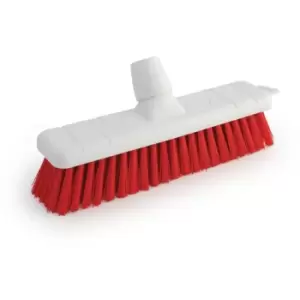 image of SBS300 12" Soft Poly Sweep Broom Head Red