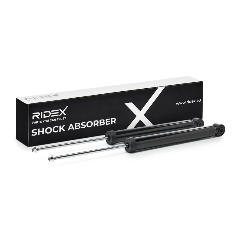 Image of RIDEX 854S20460 Shock absorber Rear Axle both sides, Gas Pressure, Twin-Tube Shock Absorber (854)