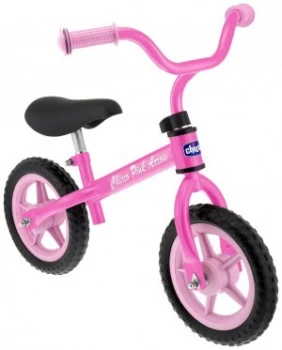 image of Chicco Pink Arrow 11" Wheel Size Kids Balance Bike