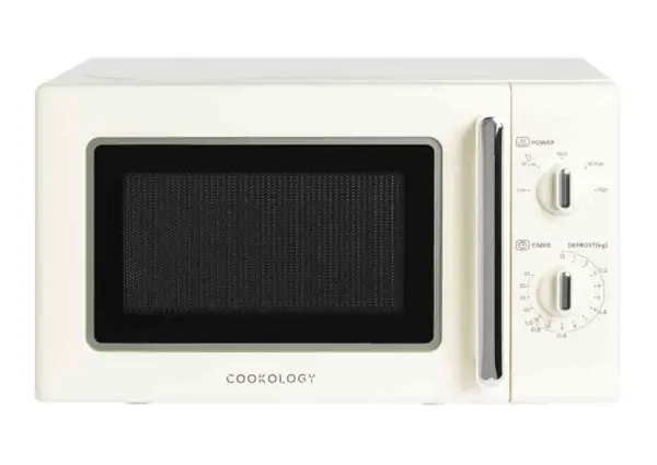 image of Cookology RETMA20LCR 20L 700W Retro Microwave