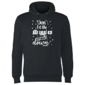 image of Harry Potter Don't Let The Muggles Get You Down Hoodie - Black - XXL