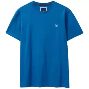Image of Crew Clothing Mens Classic Tee Victoria Blue XXL