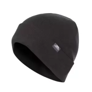 Image of Trespass Unisex Adult Crackle Reflective Beanie (One Size) (Black)