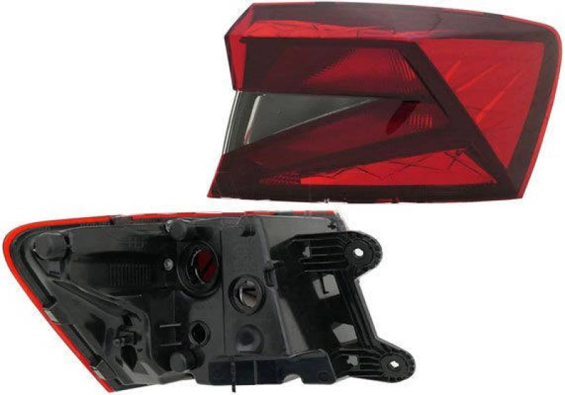 Image of ALKAR 2256527 Rear light Outer section, without bulb holder, Right, W5W Combination Rearlight (391)