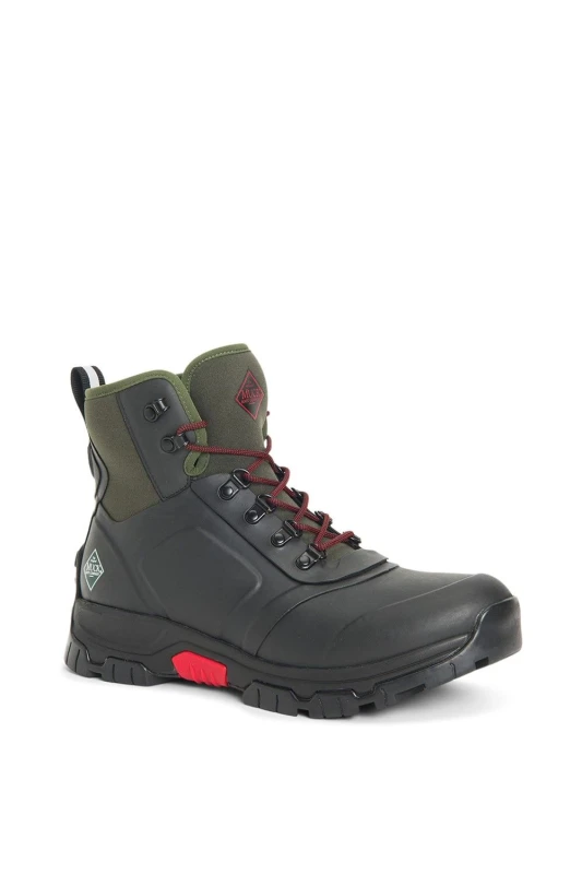 Image of Muck Boots Mens Apex Lace Wellington Ankle Boots - UK 8 Black male PS3359BLK8