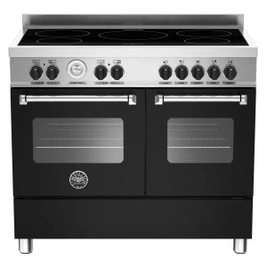 Image of Bertazzoni MAS100-5I-MFE-D-NEE Master Series 100cm Electric Induction Range Cooker - Black