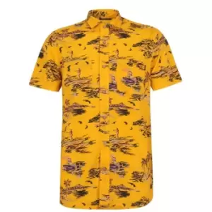 Image of ONeill Tropical Short Sleeve Shirt - Yellow
