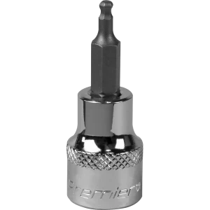 Image of Sealey 3/8" Drive Ball End Hexagon Socket Bit 3/8" 3mm