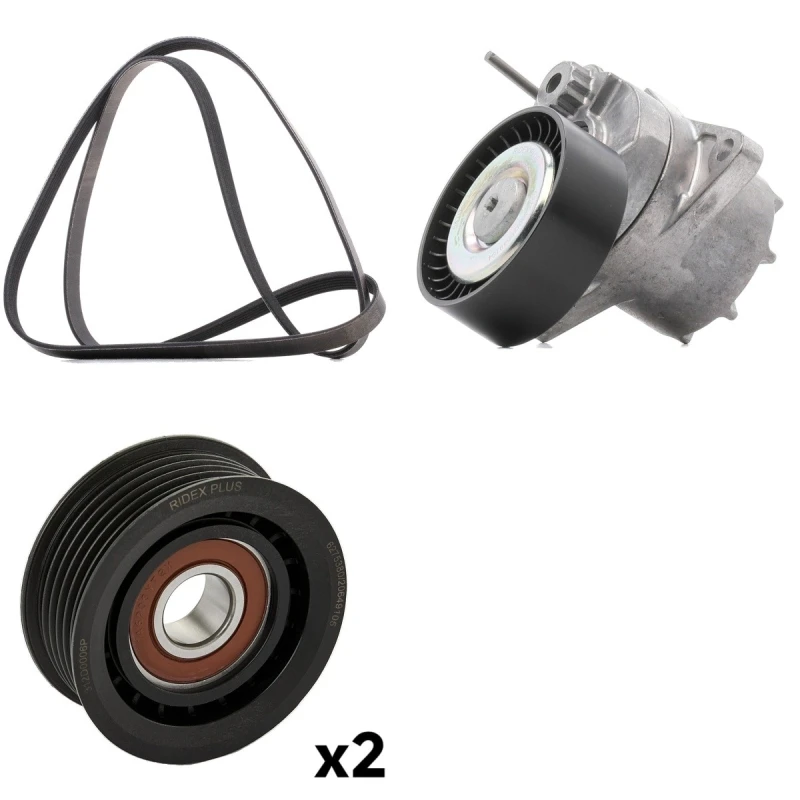 Image of RIDEX PLUS 542R1192P V-ribbed belt set V-Ribbed Belt Set (542)