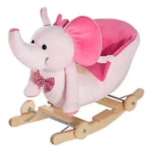 image of HOMCOM Rocking Horse 330-067 Pink