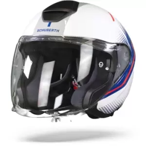 Image of Schuberth M1 Pro Mercury White Blue 2XL