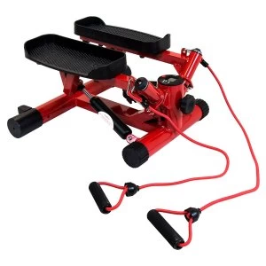 image of Charles Bentley Sport Hydraulic Twist Stepper With Training Ropes Mini Steps