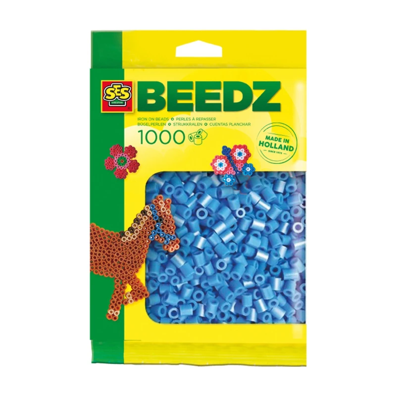 Image of SES Creative Iron on beads 1000 sky blue Multi unisex One Size