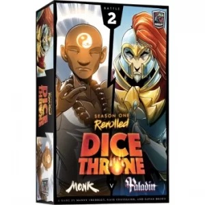 Image of Dice Throne Season One Rerolled 2: Monk vs. Paladin Dice Game