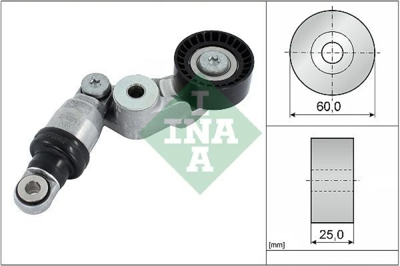 Image of Tensioner Lever, v-ribbed belt INA 534 0585 10