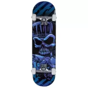 image of Madd Gear Pro Skateboard - Hatter Strrip Blue / Black