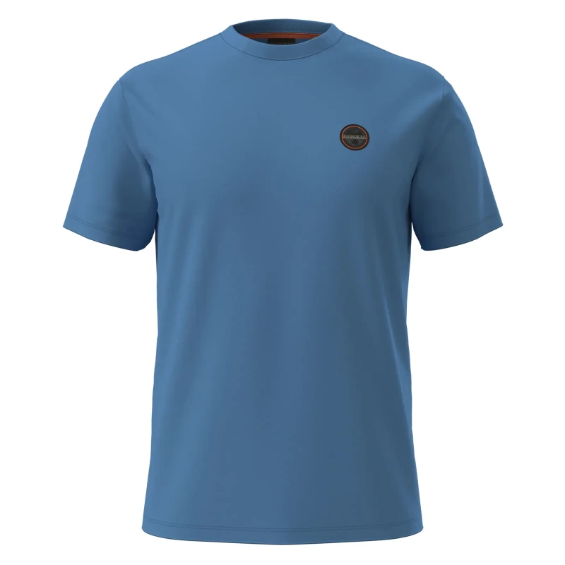 Image of T-Shirt Napapijri Badge Bleu Male S