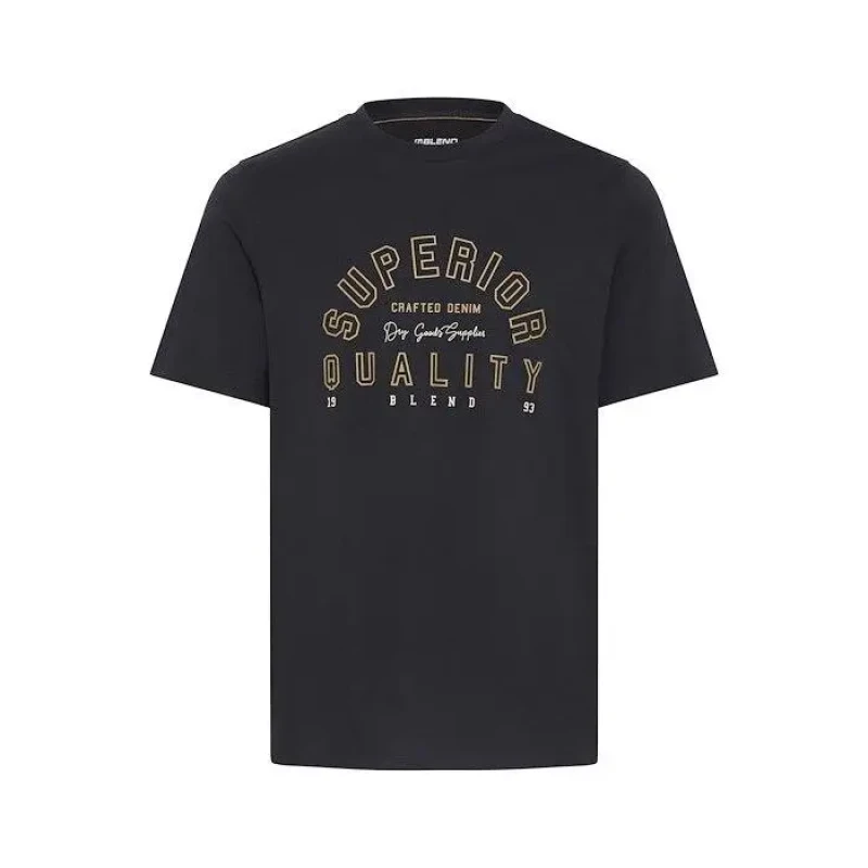 Image of Blend T-Shirt Blend Ido High Density Noir Male M