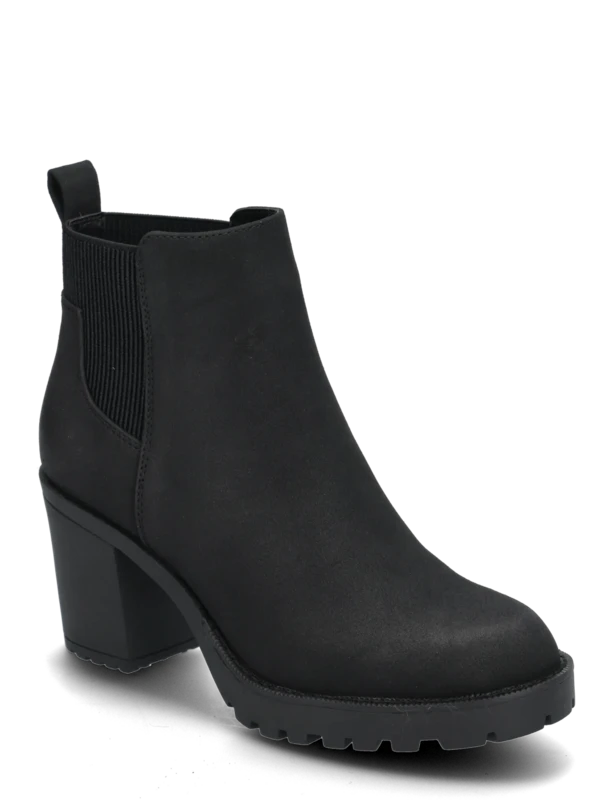 Image of Only Barbara Bootie Heeled Ankle Boots 4 (37) Black 01365503240
